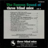 Various ‎| The Famous Sound Of Three Blind Mice Vol. 2 - Image 2